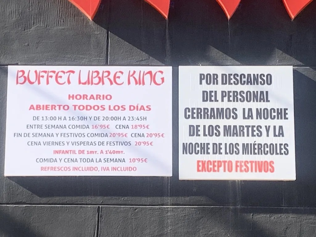 Menu_BUFFET LIBRE KING_Torredonjimeno_image_1