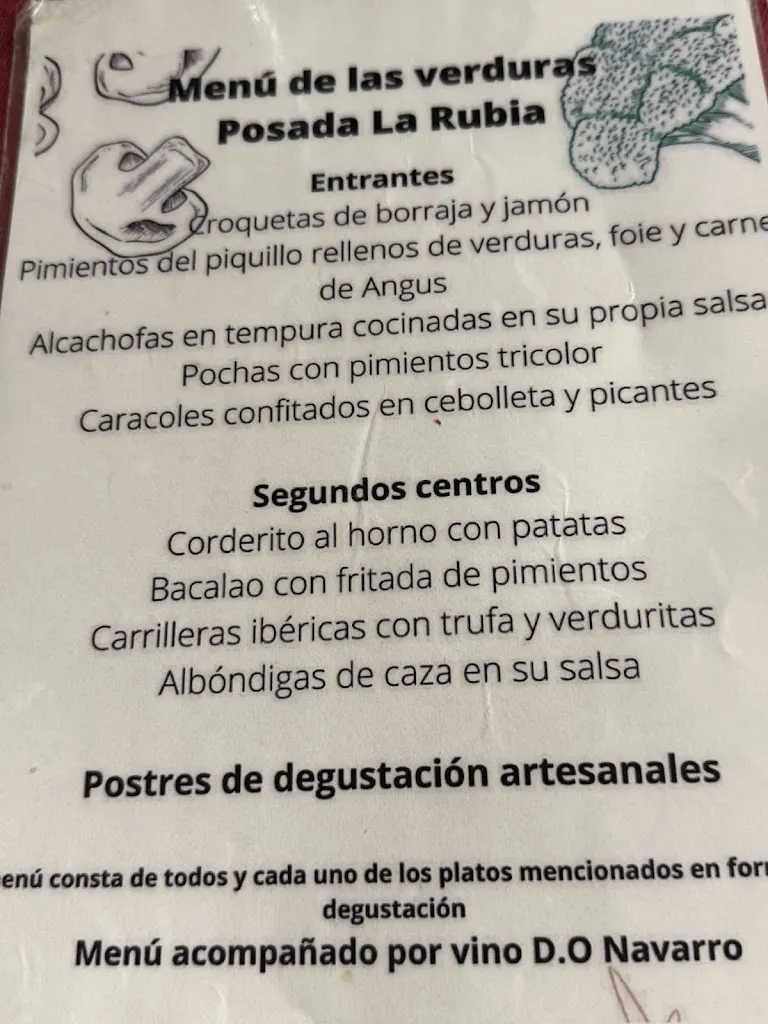 Menu_Restaurante la Rubia_Aguilar del Río Alhama_image_1