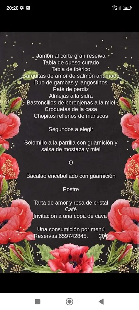 Menu_Bar La Bolera_Villanueva del Arzobispo_image_3