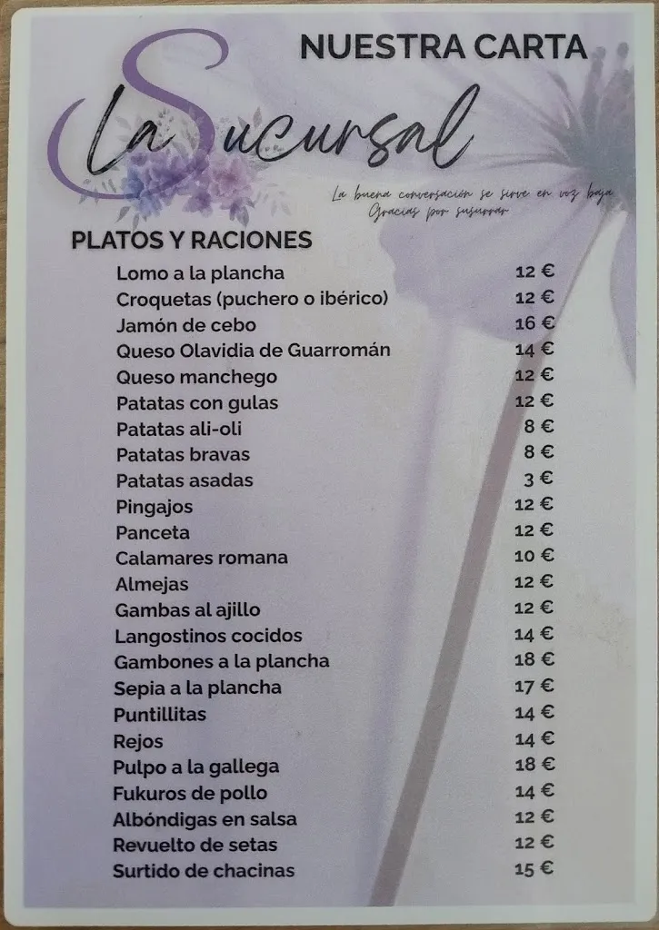 Menu_La Sucursal_Villanueva del Arzobispo_image_1