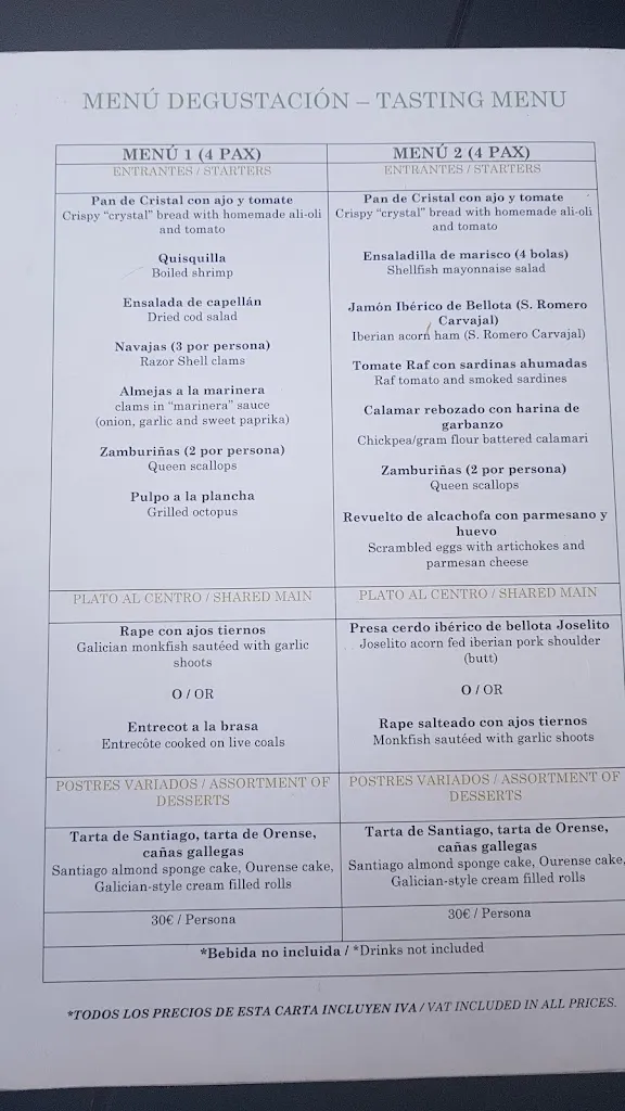 Menu_Casa Tomás Restaurante Crevillente | Alicante_Crevillent_image_3