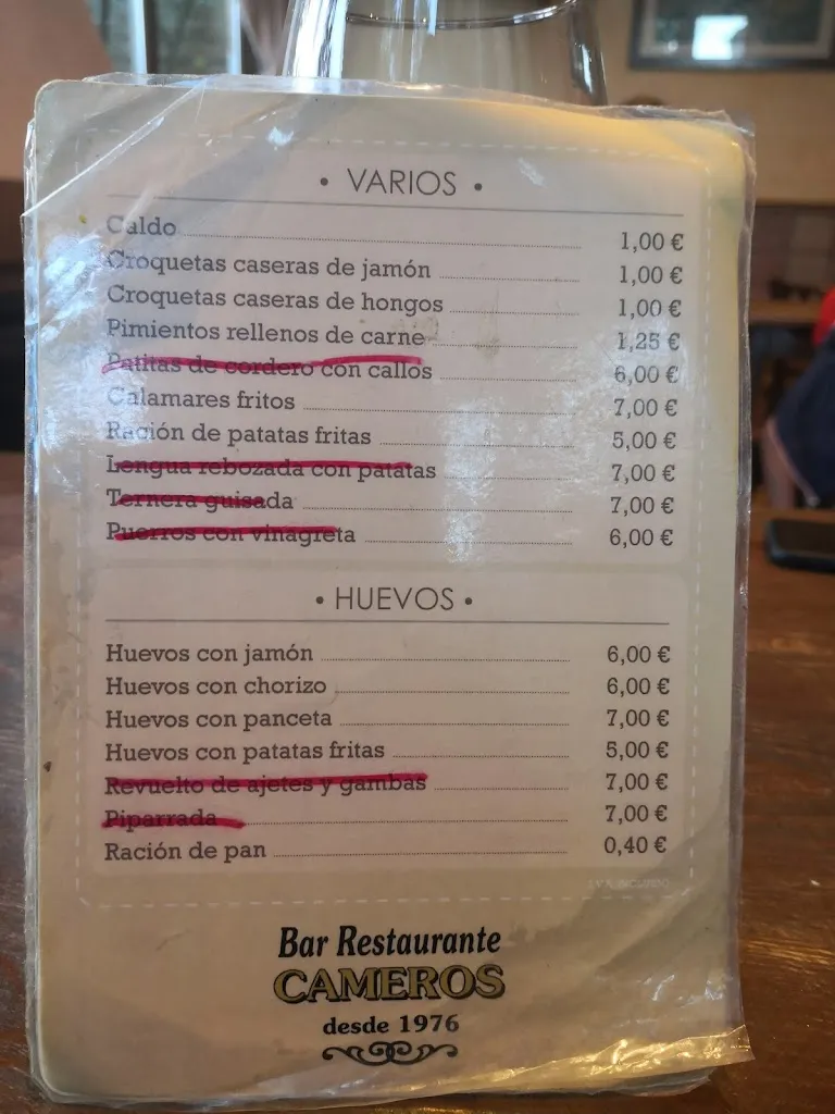 Menu_Bar Restaurante Cameros_Almarza de Cameros_image_3