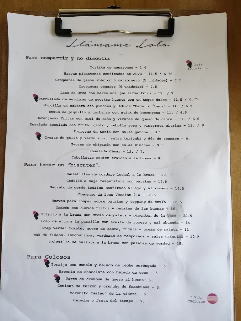 Menu_Gastrobar Llámame Lola_Úbeda_image_3