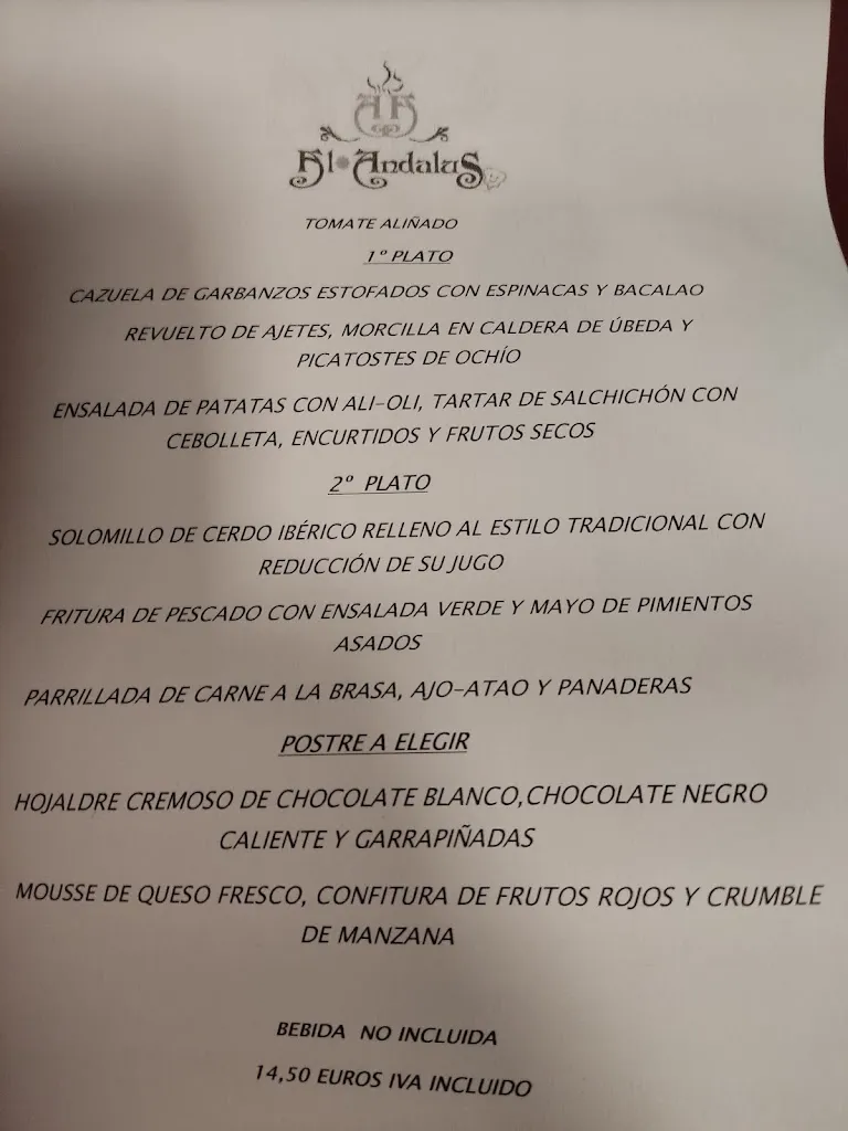 Menu_Restaurante Asador Al Andalus_Úbeda_image_1