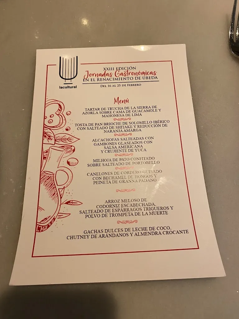 Menu_Restaurante La Cultural de Úbeda_Úbeda_image_2