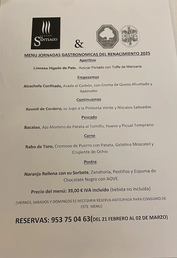 Menu_Asador de Santiago_Úbeda_image_1