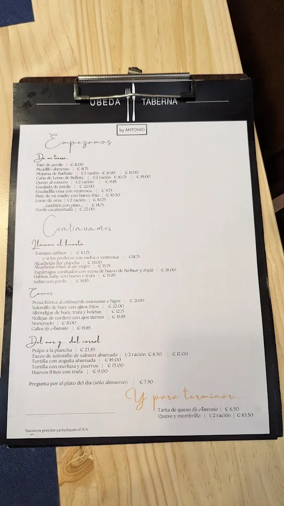 Menu_TABERNA ÚBEDA_Úbeda_image_4
