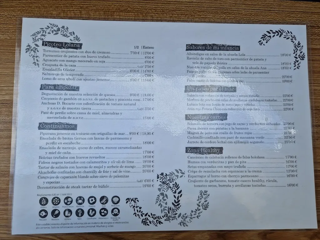 Menu_LOLANA_Úbeda_immagine_1