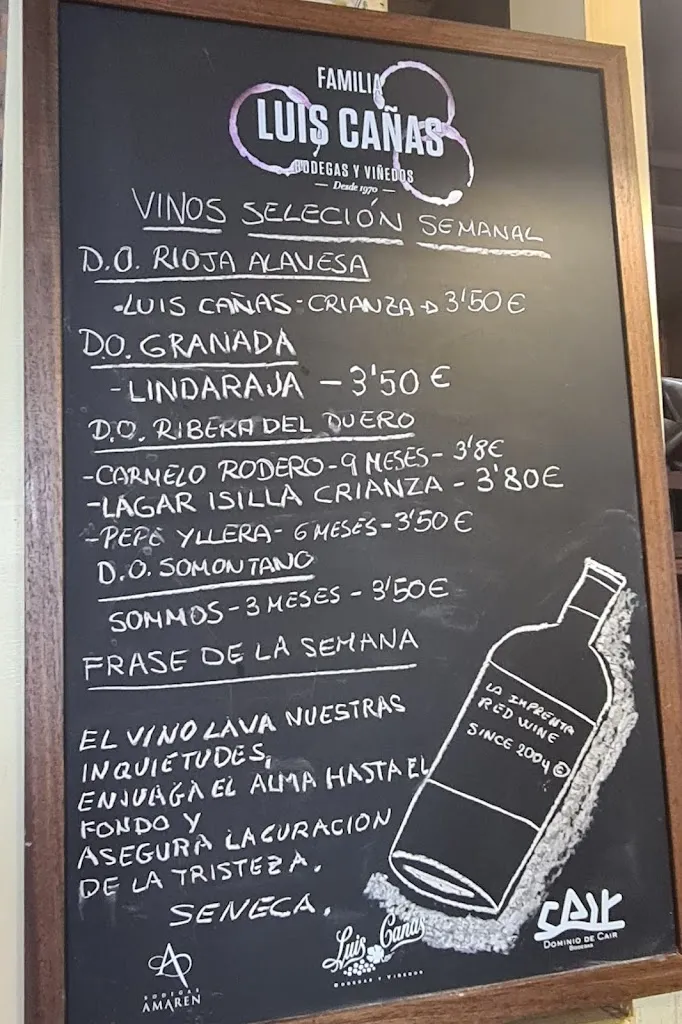 Menu_Restaurante La Imprenta_Úbeda_image_1