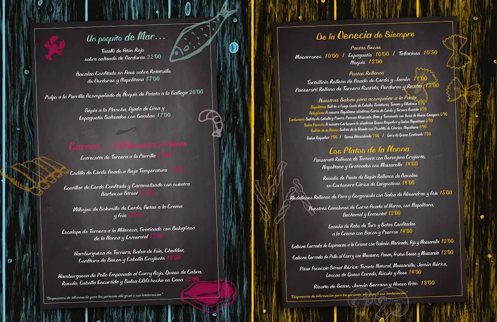 Menu_Restaurante Venecia Street_Úbeda_image_1