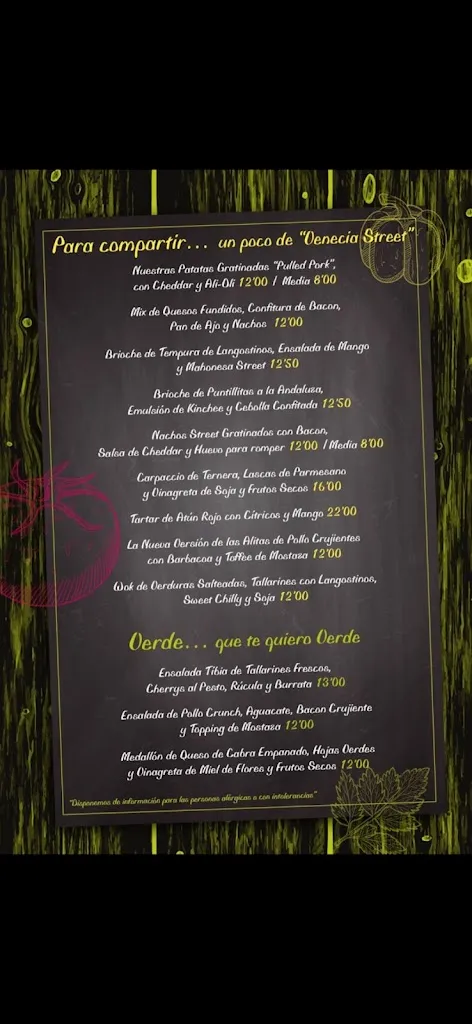 Menu_Restaurante Venecia Street_Úbeda_image_2