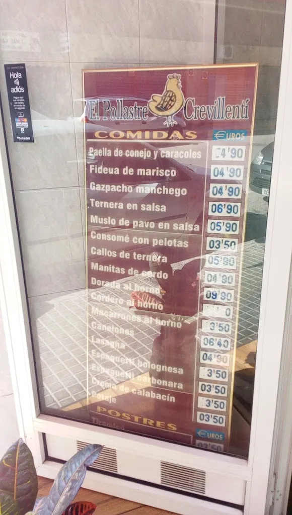 Menu_El Pollastre Crevillentí_Crevillent_image_2