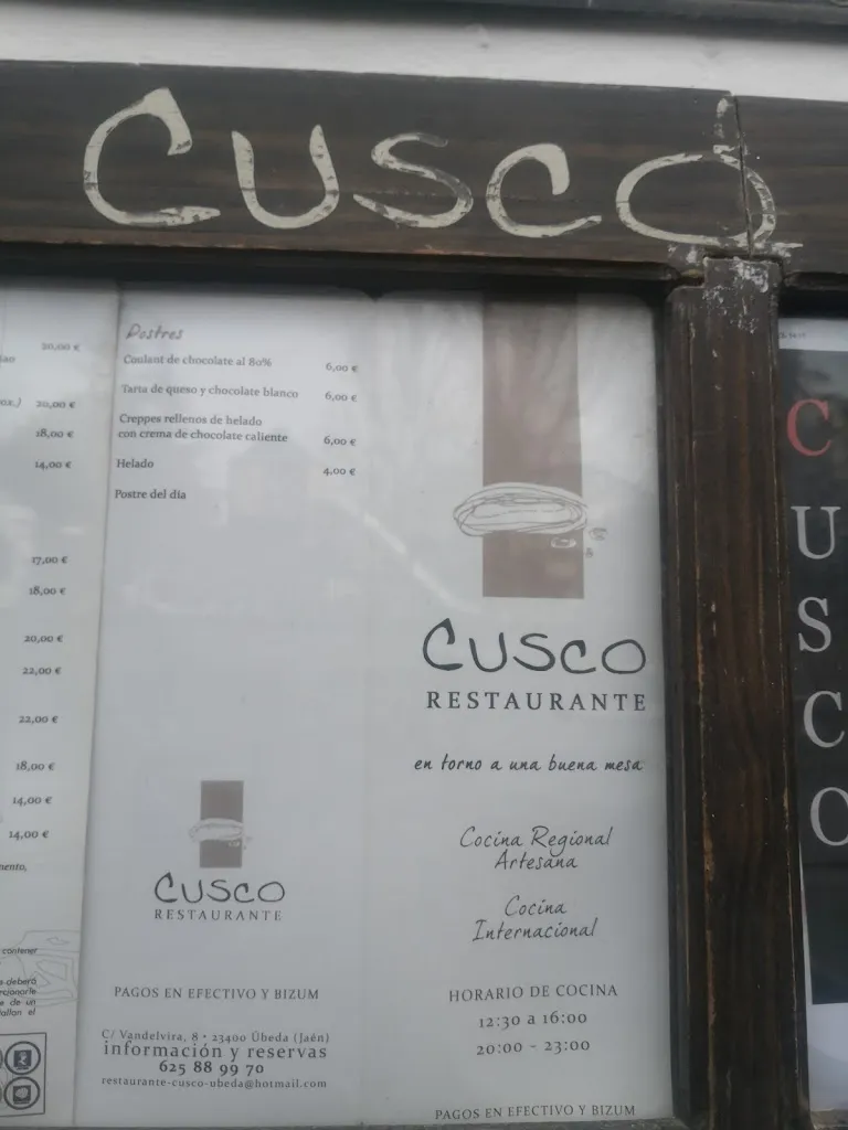 Menu_Restaurante Cusco_Úbeda_image_3