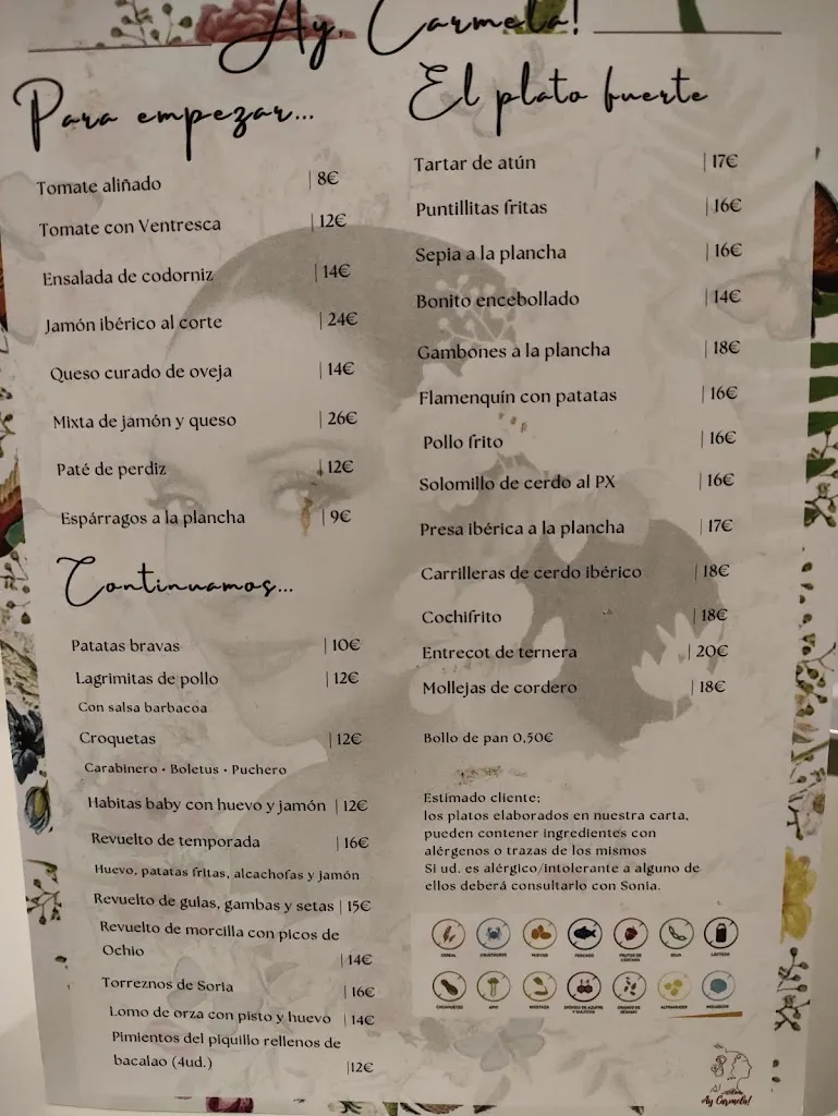 Menu_Restaurante Ay Carmela_Úbeda_image_1