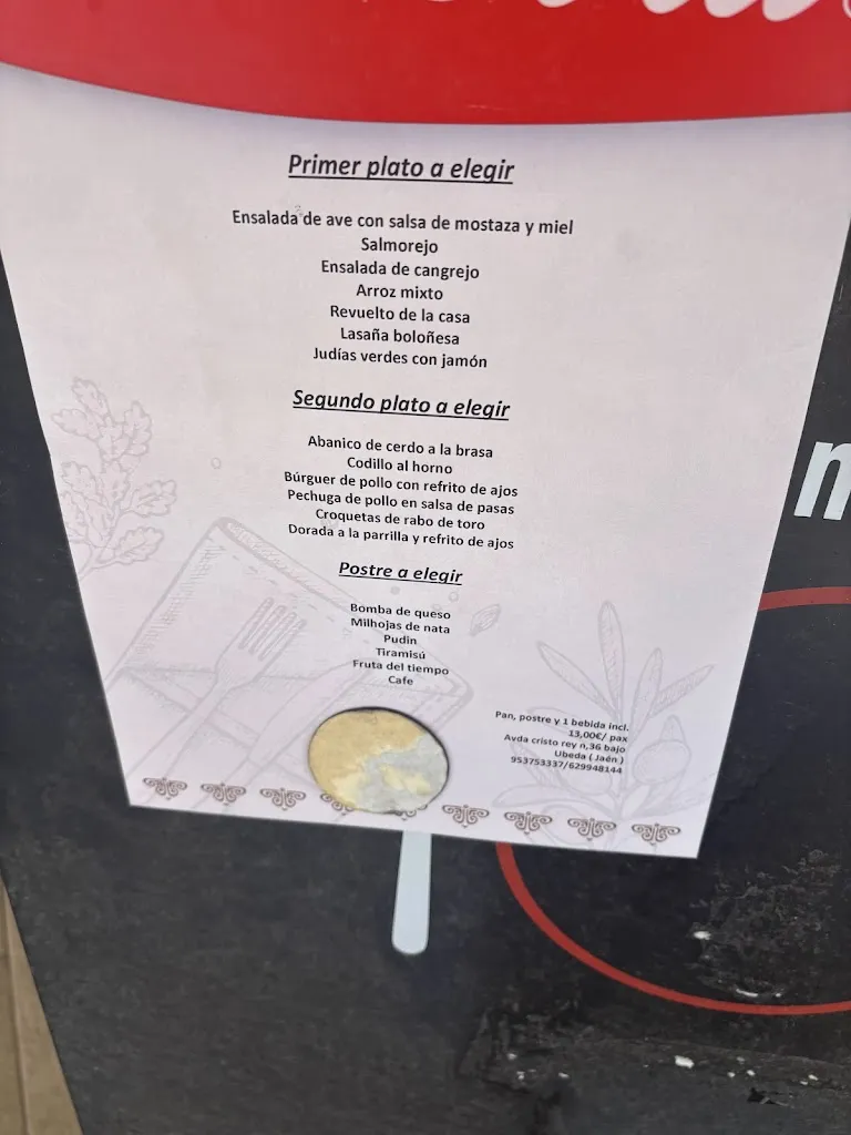 Menu_Restaurante La Brasería de José_Úbeda_immagine_1