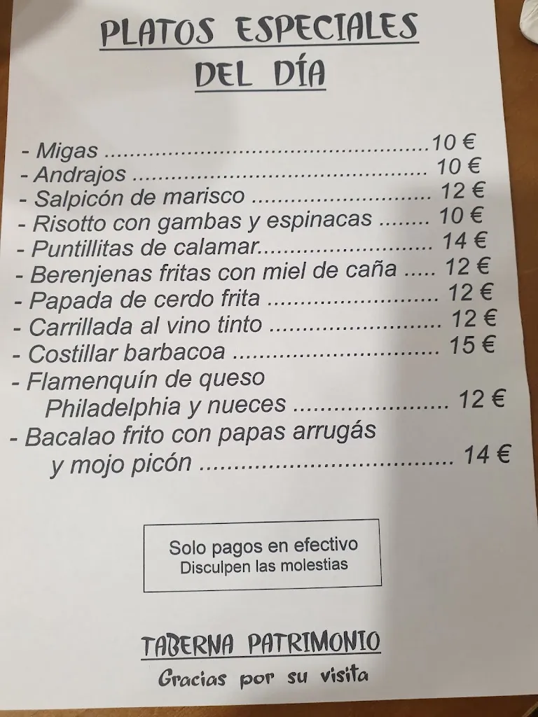 Menu_Taberna Patrimonio_Úbeda_image_1