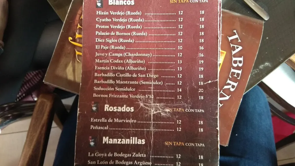 Menu_Taberna El Paje_Úbeda_image_4