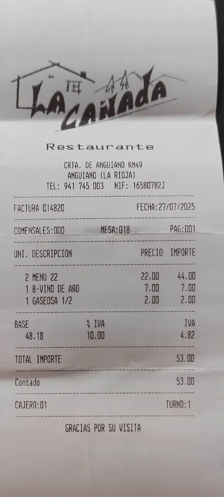 Joseba Etxenike_Restaurante la Cañada_Anguiano_recensione