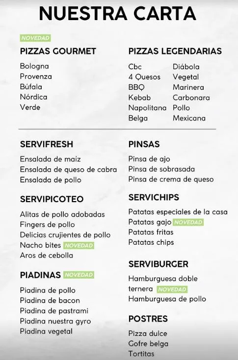 Menu_Servipizza Crevillent_Crevillent_image_1