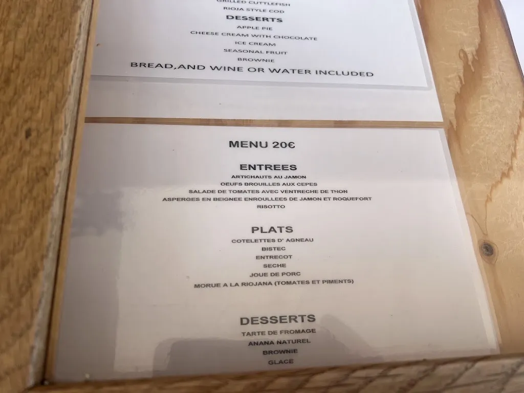 Menu_Restaurante El Trinquete_Arenzana de Arriba_immagine_3