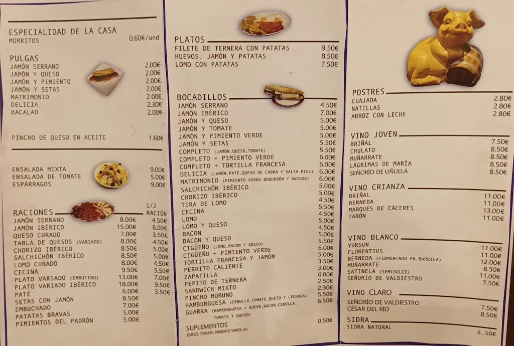 Menu_Mesón Jamonero_Arenzana de Abajo_image_1