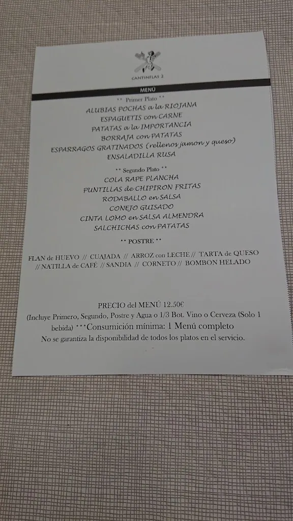 Menu_Restaurante Cantinflas 2_Badarán_immagine_2