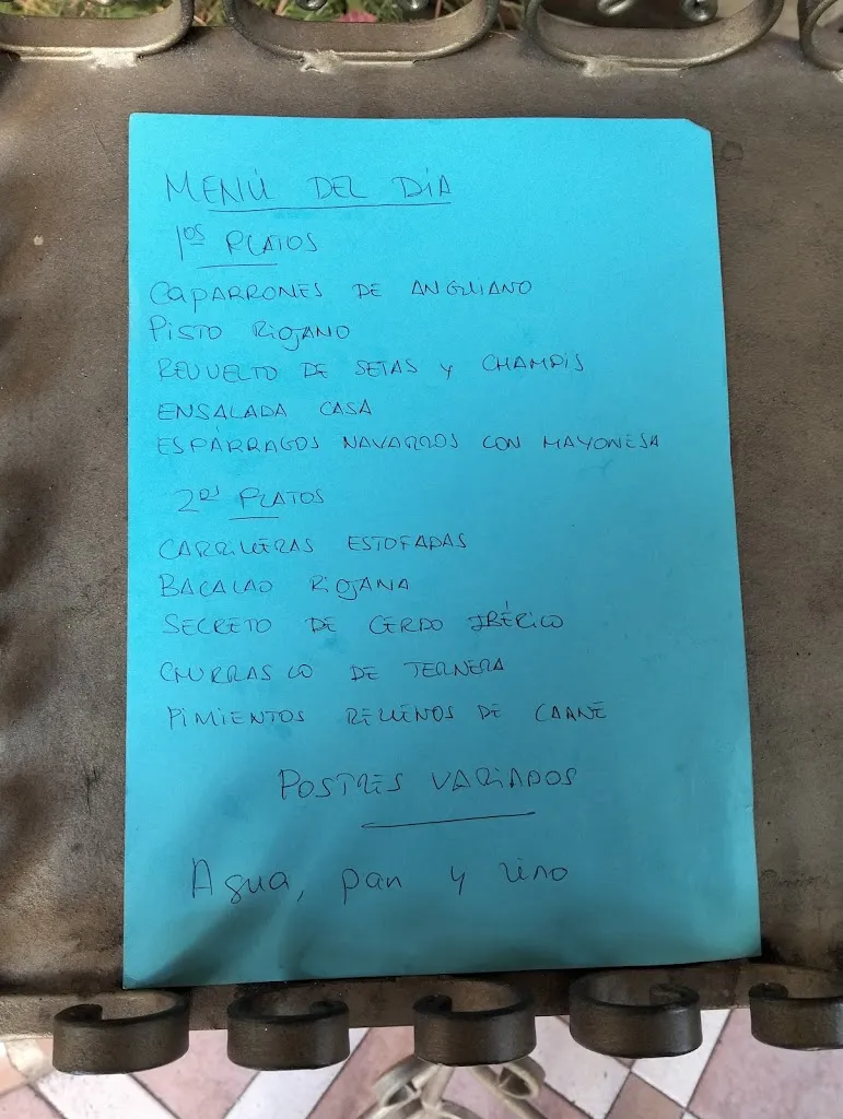 Menu_Mesón Conde de Badarán_Badarán_image_1