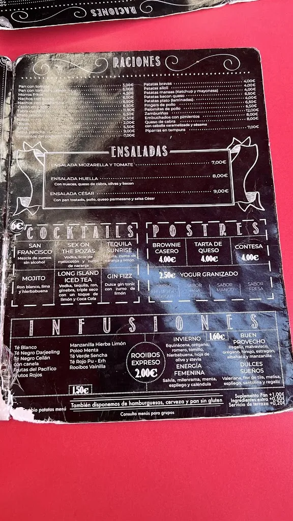 Menu_Bar La Huella_Arnedillo_image_2