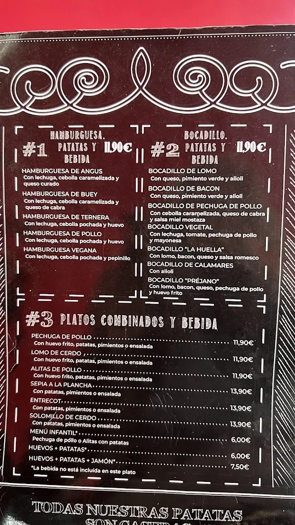 Menu_Bar La Huella_Arnedillo_image_3