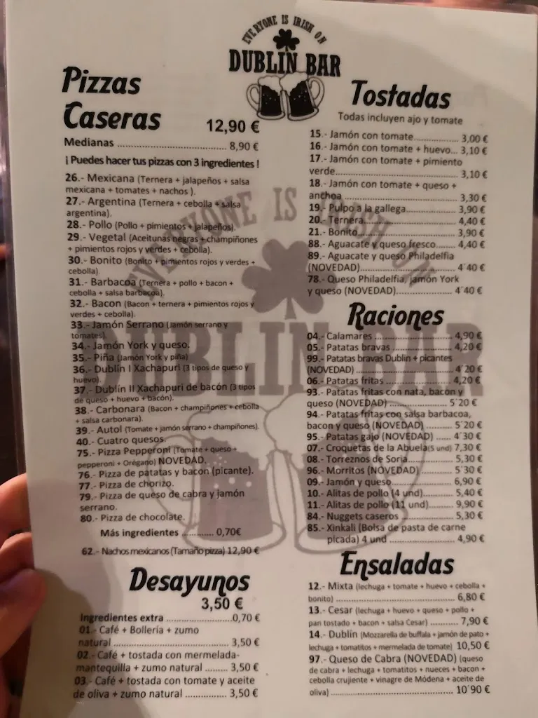 Menu_Dublin Bar Restaurante_Autol_image_3