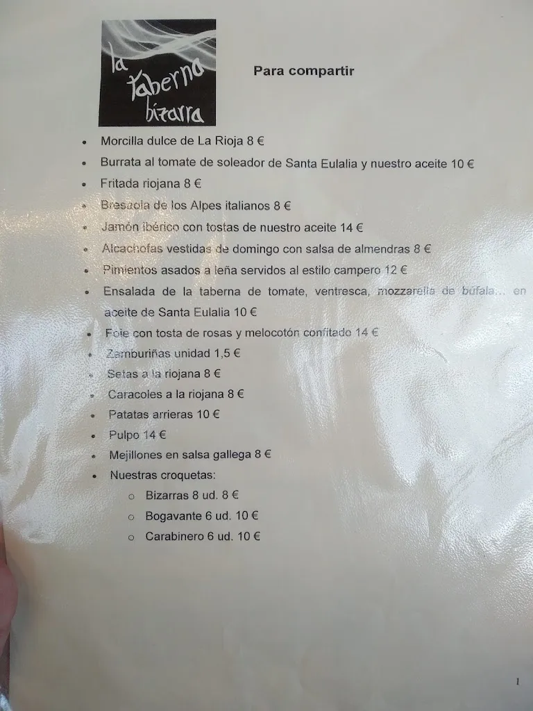 Menu_La Taberna Bizarra_Bergasa_image_2
