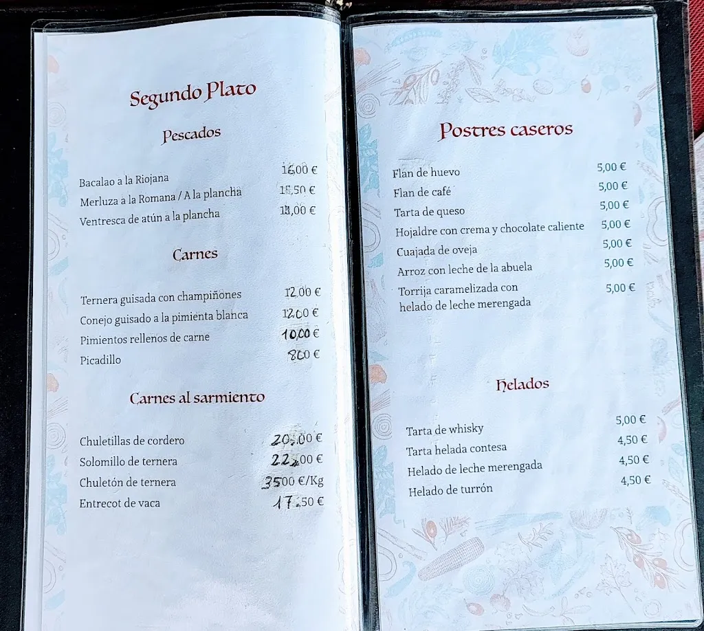 Menu_Restaurante Los 4 Arcos_Briones_image_2