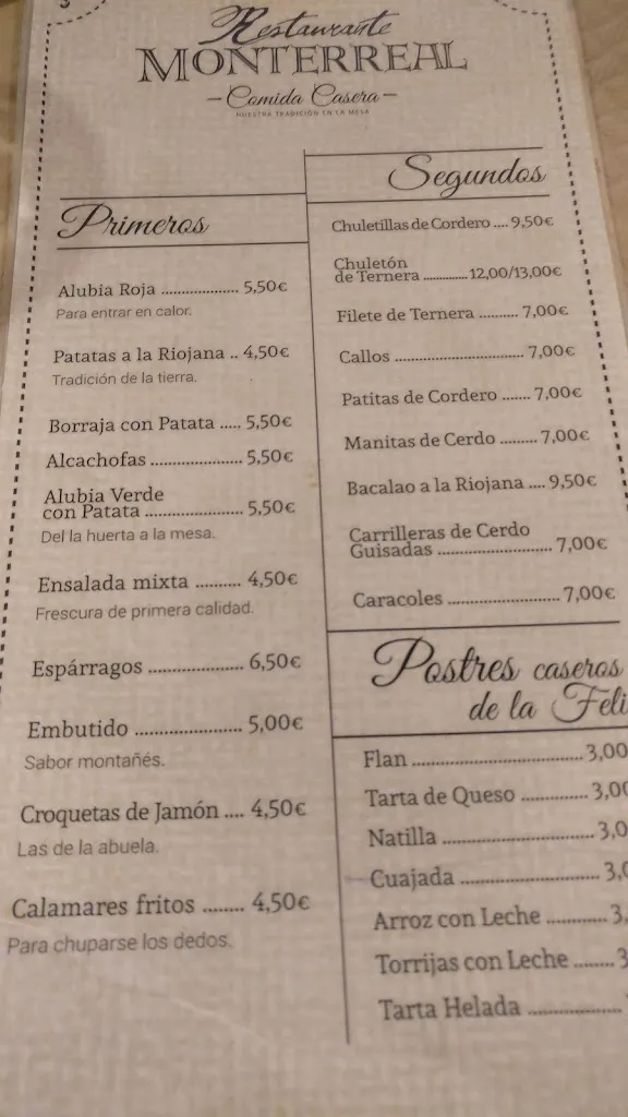 Menu_Monterreal_Cabezón de Cameros_image_3
