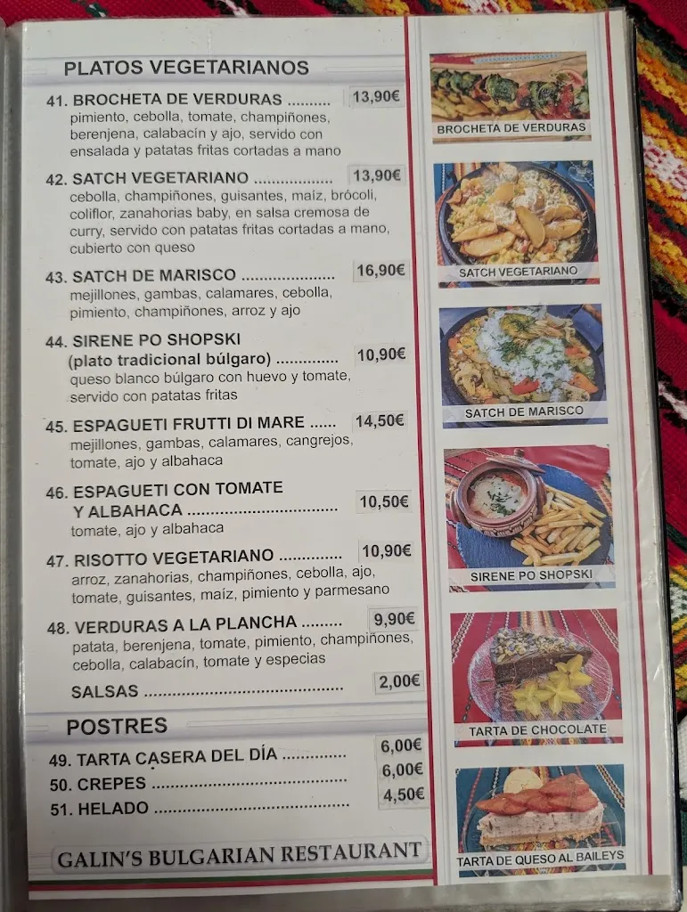 Menu_GALIN´S BULGARIAN RESTAURANT_Bezares_image_1