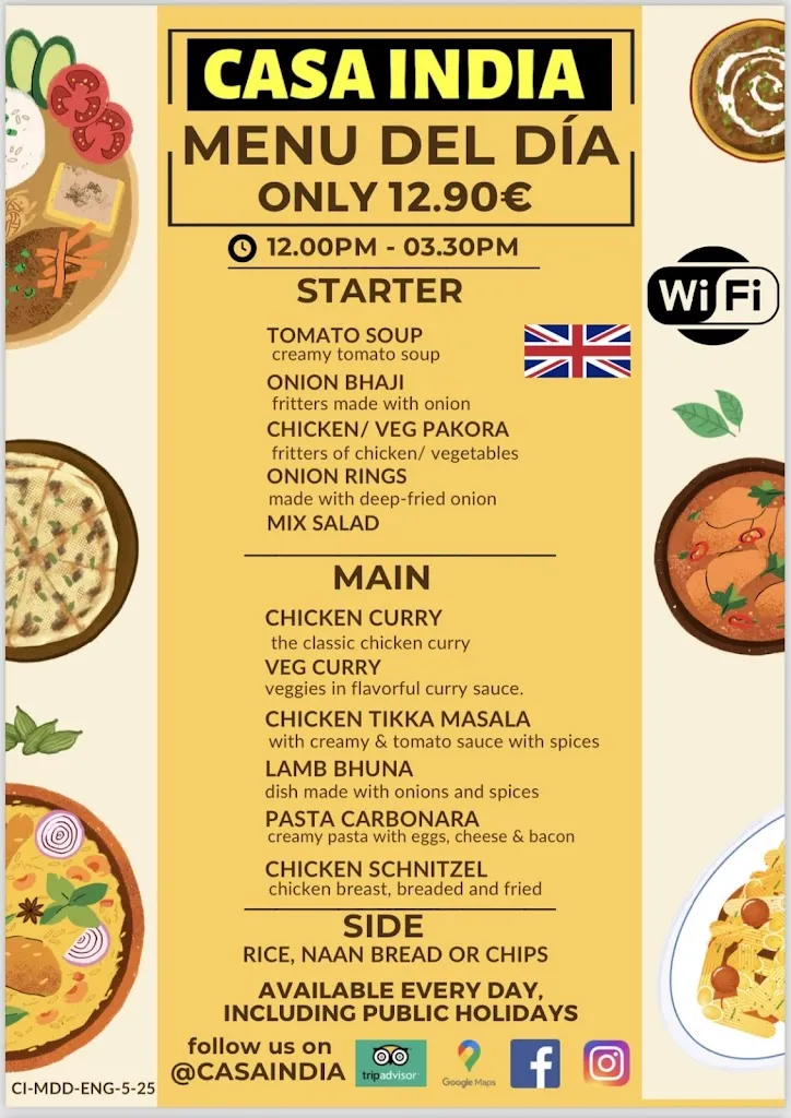 Menu_Casa India Restaurant_Bezares_image_4