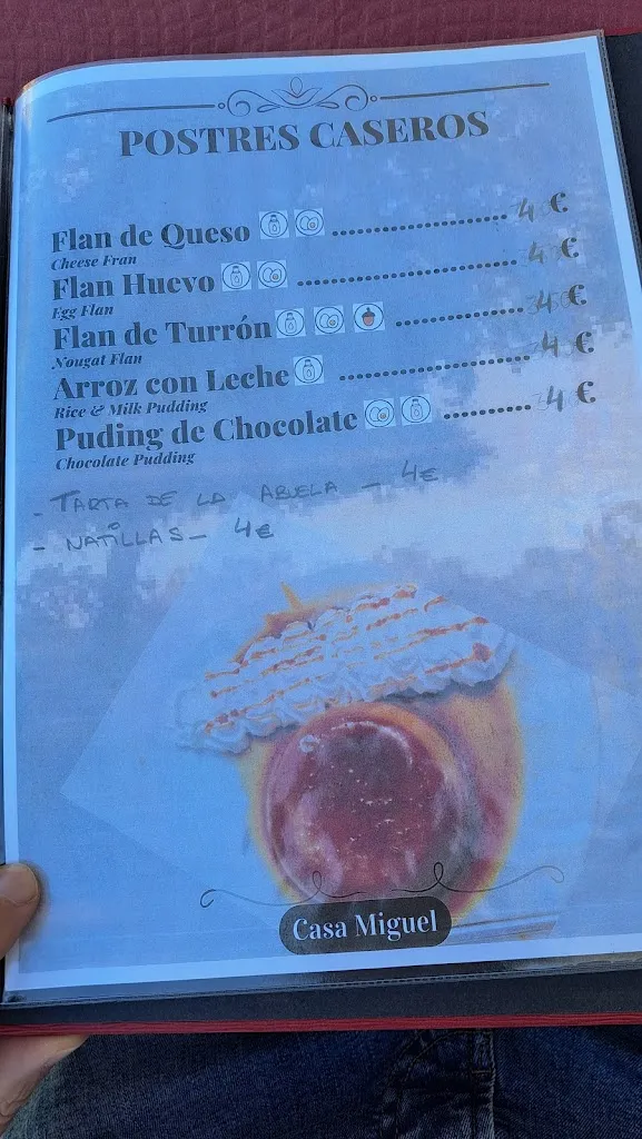 Menu_Restaurante Casa Miguel de Cardeña_Cárdenas_image_4