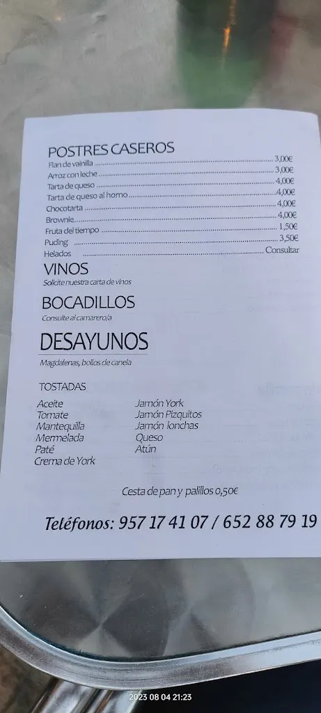 Menu_Posá La Encina Hostal Cardeña_Cárdenas_image_3
