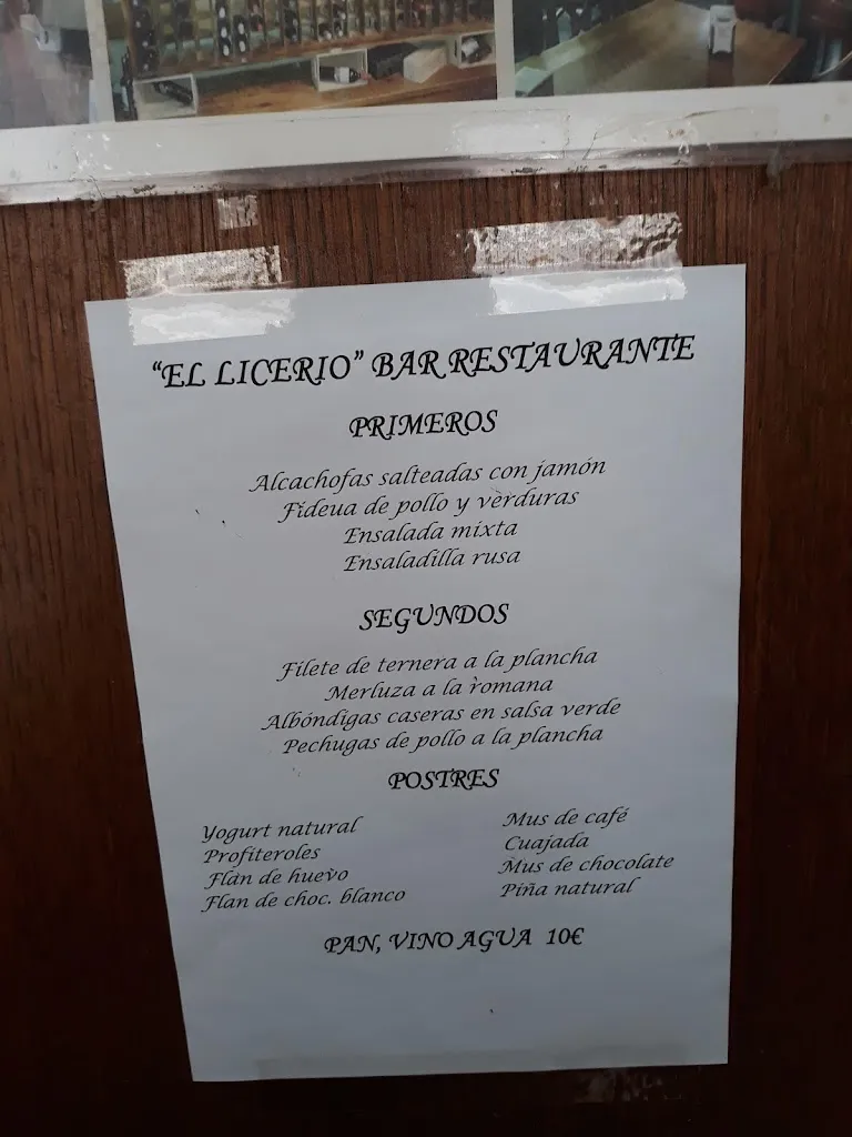 Menu_El Licerio_Cenicero_image_1