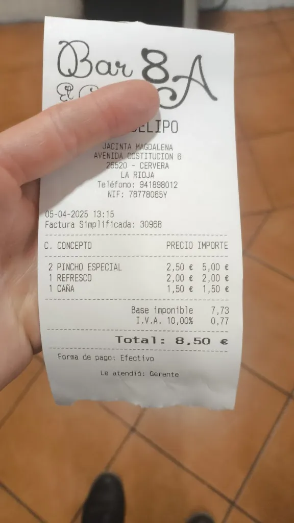 Josué Gómara_Bar Celipo_Cervera del Río Alhama_review