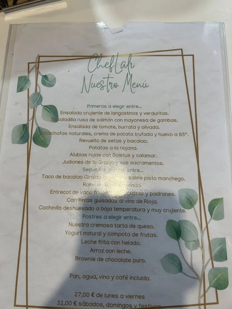 Menu_Restaurante Lali - Rioja Alta Golf Club_Cirueña_immagine_1