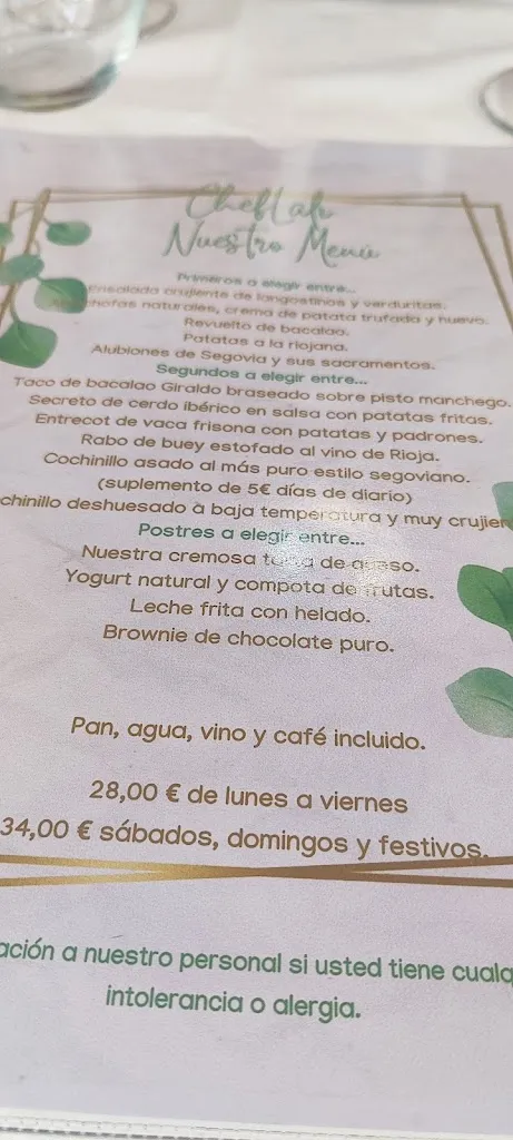 Menu_Restaurante Lali - Rioja Alta Golf Club_Cirueña_immagine_2