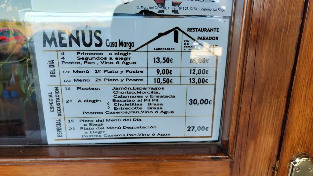 Menu_Restaurante Casa Marga_Cuzcurrita de Río Tirón_image_1