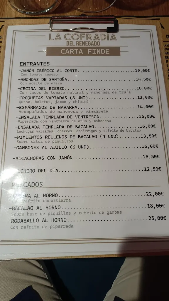 Menu_La Cofradía del Renegado_Fonzaleche_image_1