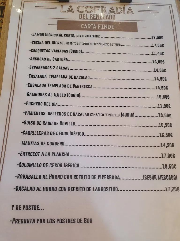 Menu_La Cofradía del Renegado_Fonzaleche_image_4