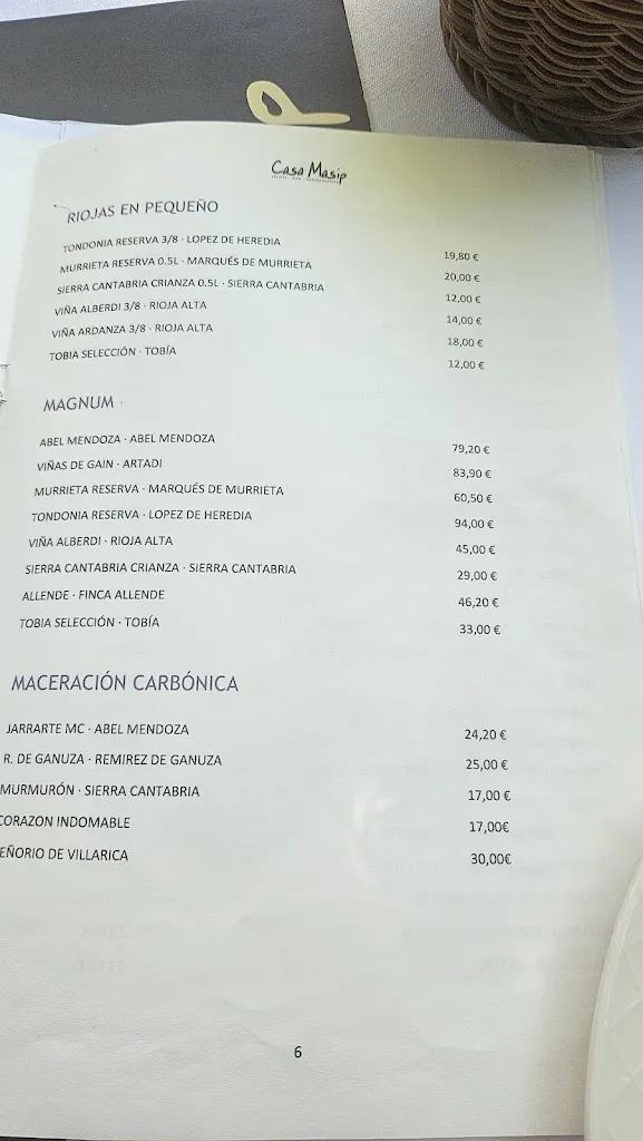 Menu_Restaurante Casa Masip_Ezcaray_imagen_1