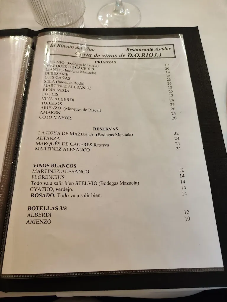 Menu_Restaurante El Rincón del Vino_Ezcaray_immagine_3