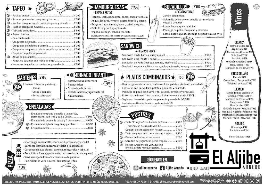 Menu_El Aljibe de fuentelavero_Arnedo_image_1