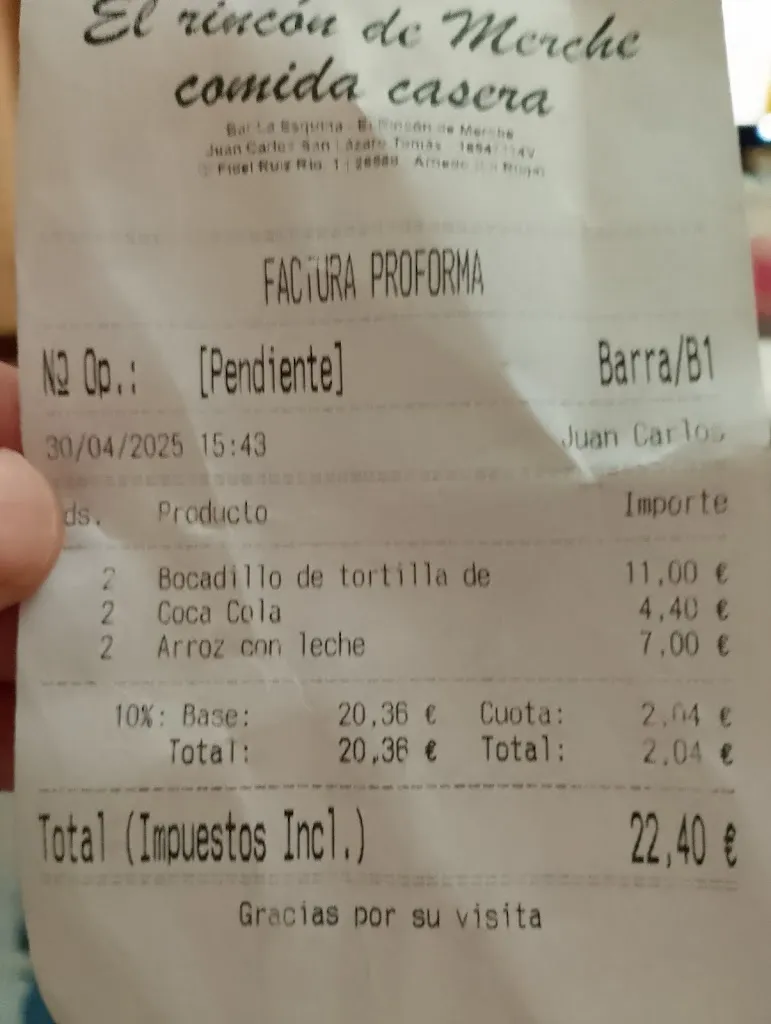 Carmelo_Bar La Esquina, el rincón de Merche_Arnedo_review