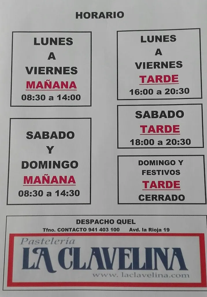 Menu_PASTELERÍA LA CLAVELINA_Arnedo_image_2