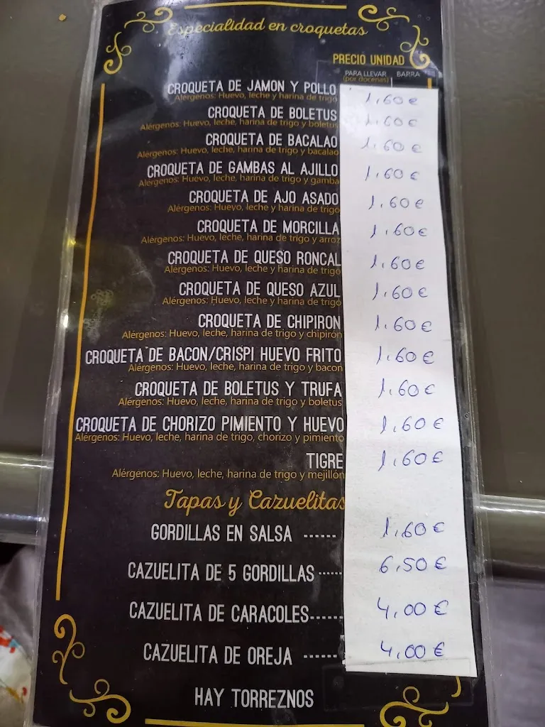 Menu_Bar La Ronda_Arnedo_image_1